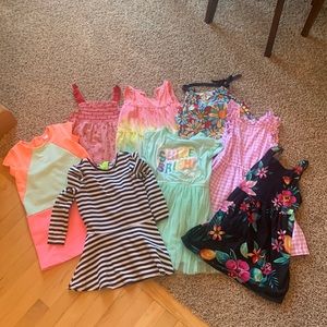 Lot of Girls size 6 summer dresses